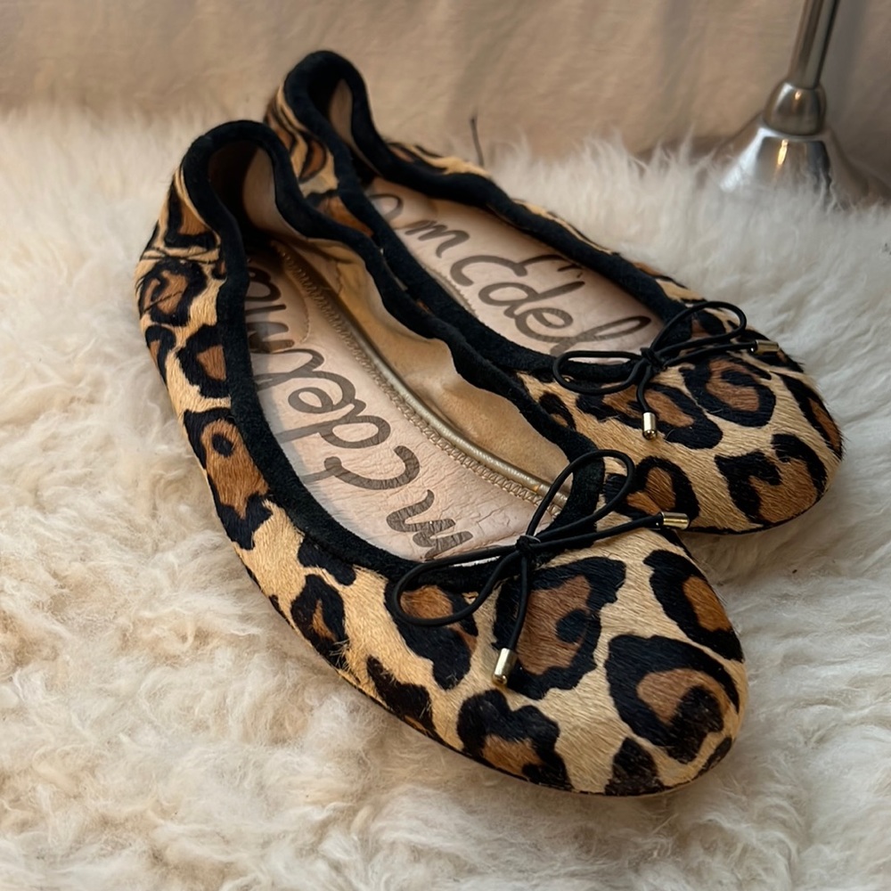 leopard print flats